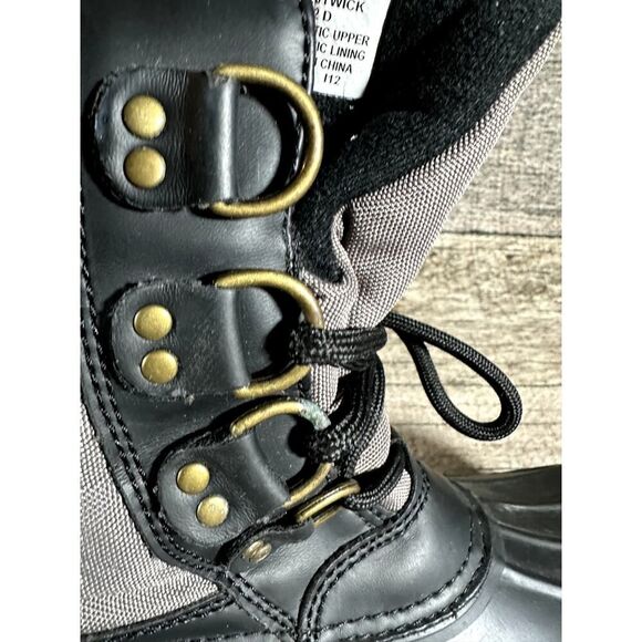 Polo Ralph Lauren Crestwick Duck Boot Black Mens 12 D Rain Snow Hunting - Picture 4 of 12